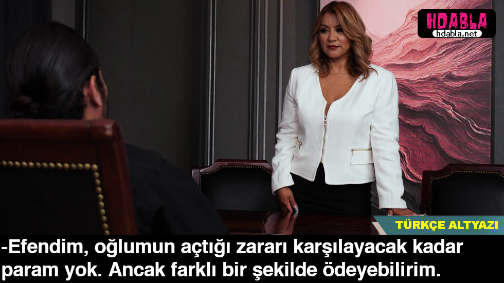 Çaresiz Anne oğlunun açtığı zararı kapatmak için şirket sahibine verdi