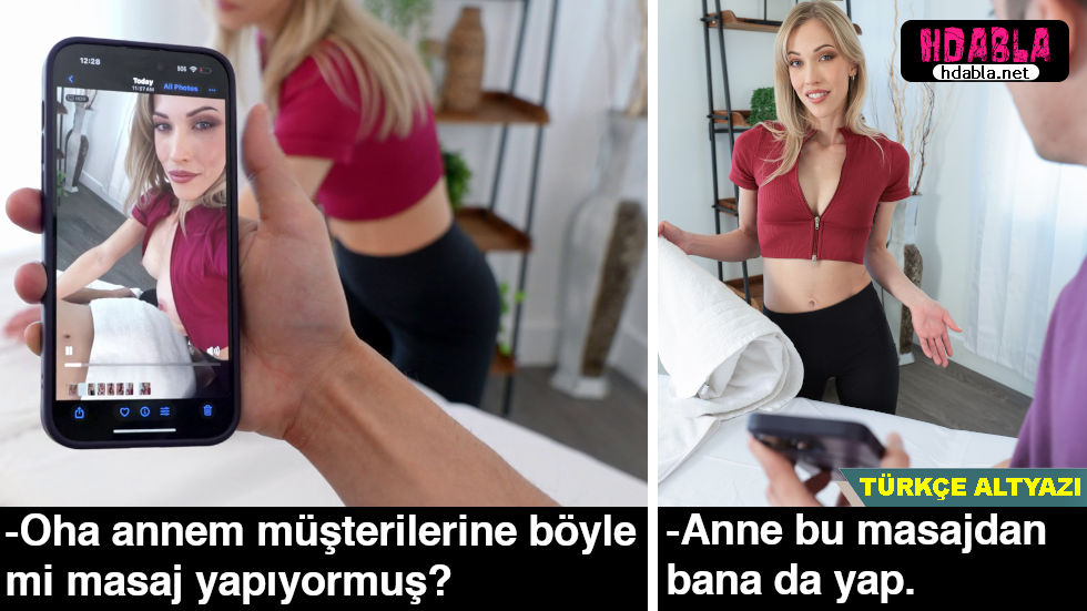 Masöz annemin telefonunu karıştırdım Uygunsuz masaj yaptığını öğrendim