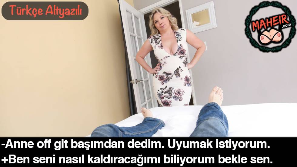 Tombul Anne Tembel Oğlunu Yataktan Kaldırmak İçin Sakso Çekti